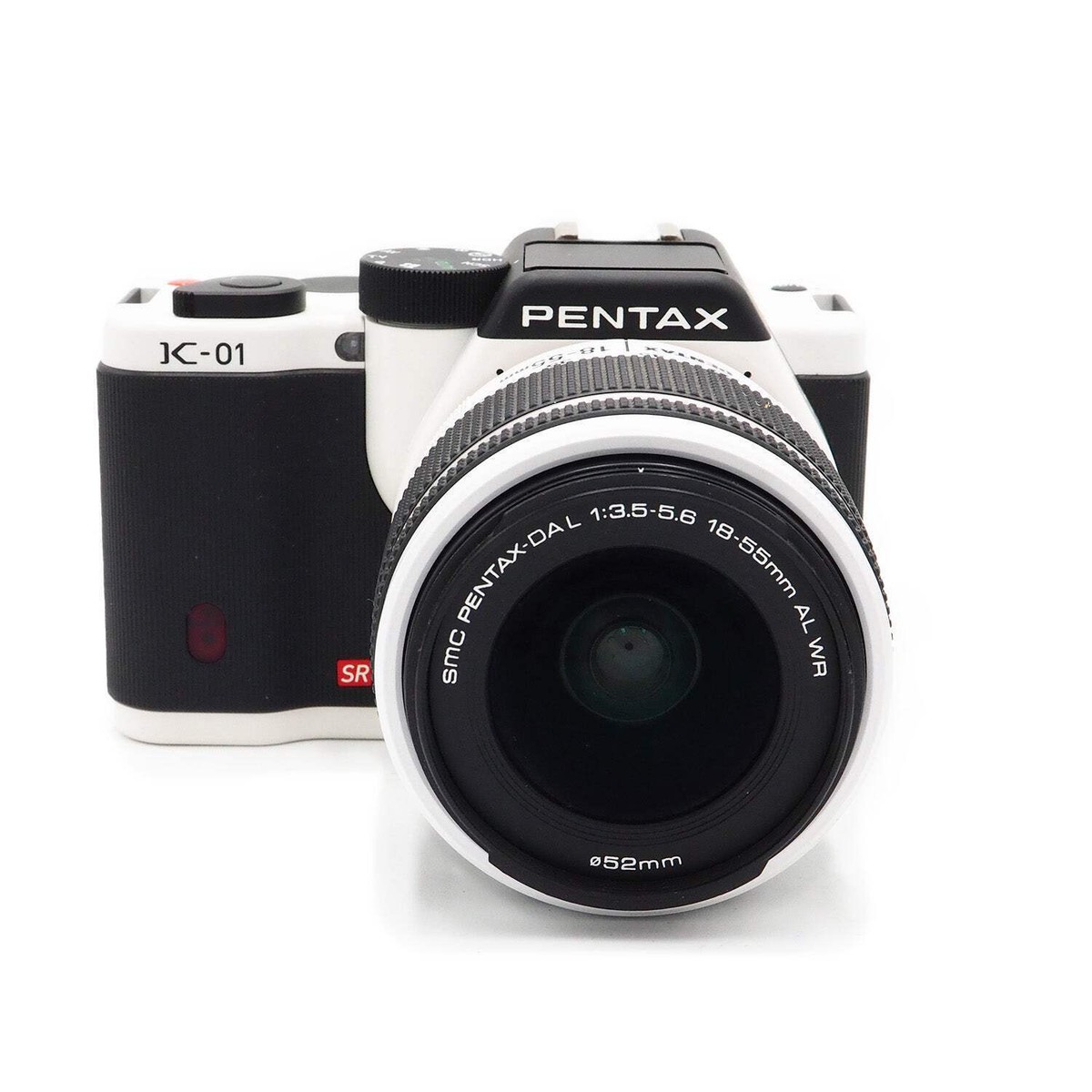PENTAX K-01 White/Black 18-55mmF3.5-5.6AL付 中古美品 PENTAX K-01 White/Black 18-55mmF3.5-5.6AL付 中古美品