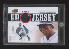 2010 UD CURTIS GRANDERSON GAME WORN PATCH JERSEY GOLD #ED 10/25 RARE MINT 