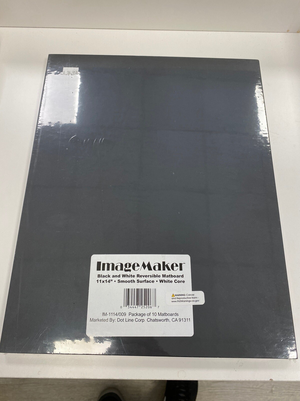ImageMaker 11x14 10 Pack Reversible Matboard Smooth Black And White