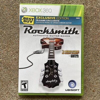 Complete with manual - Rocksmith - Xbox 360 - CIB - Fast Shipping *NO CABLE*