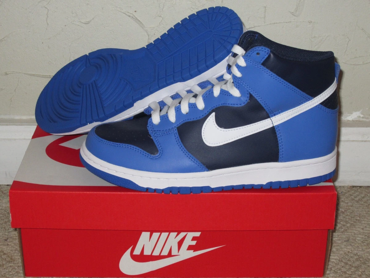 Nike Dunk High GS Medium Blue White DB2179 400 - SIZE 4.5Y = 4.5 MEN / 6 WOMEN NIKE GRADE SCHOOL Dunk Low GS  main image 2