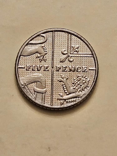 Gran moneda mundial de 5 peniques 2008 🇬🇧 Gran Bretaña km1109 afilada alm-unc envío gratuito