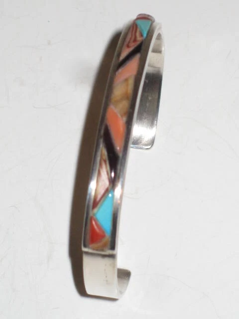 Brazalete Brazalete Plata con Piedras Genuinas.TQ. Coral, ónix, ágata Foto 4 de 4