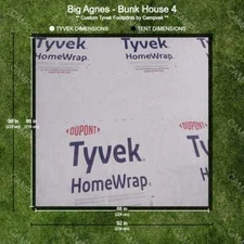 Tyvek Footprint for the Big Agnes Bunk House 4 Tent