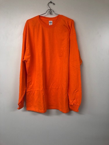 Gildan Herren 2er Pack Langarmshirt, Orange, XL - Bild 1 von 3