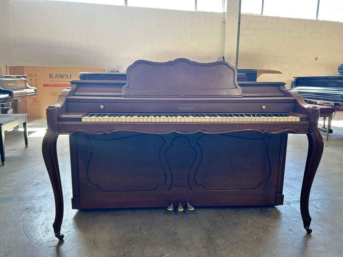 ヴィンテージ　ピアノAcrosonic アップライトピアノ Vintage Mid-Century Used Baldwin Acrosonic Upright Piano Walnut