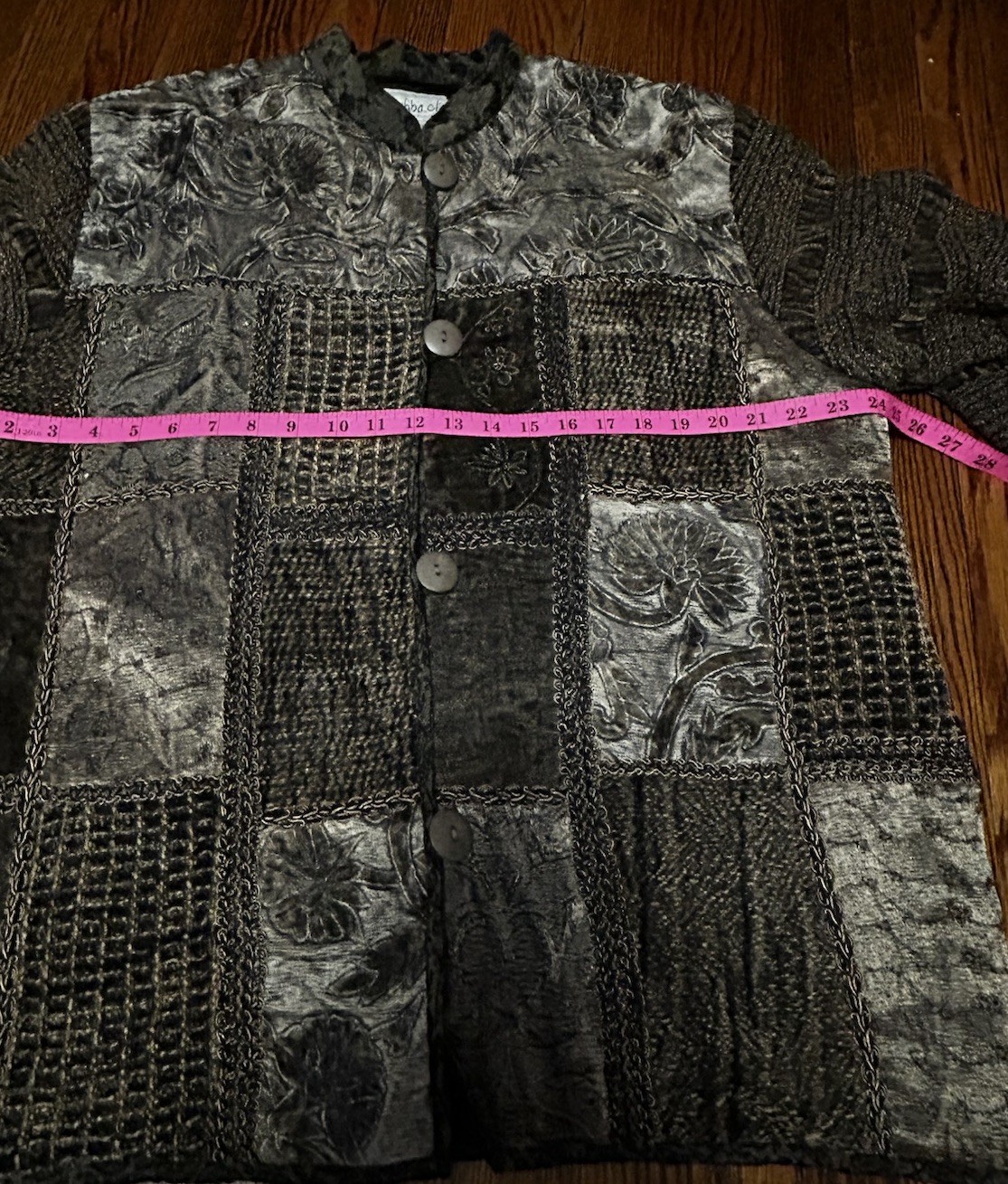 Vintage Boho Patchwork Jacket | Textured Artwear … - image 16