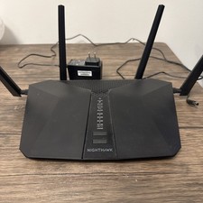 NETGEAR Nighthawk AX6 AX5400 6-Stream WiFi Black Router Dual Band 2500 sq ft