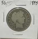 1895 Barber Half Dollar Silver Coin