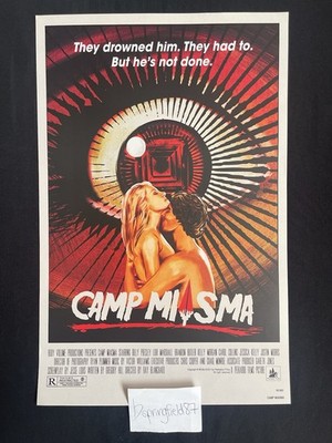 2026 Teenage Sex and Death at Camp Miasma Offical Promo Poster 11x17 Horror