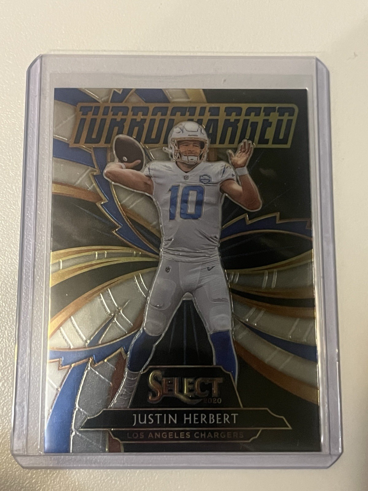 2020 Select Justin Herbert RC Turbocharged #T24 Chargers Rookie