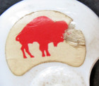 1964-65 Buffalo Bills Gumball Helmet AFL NFL-Standing Buffalo Red & Blue Stripes — photo 5