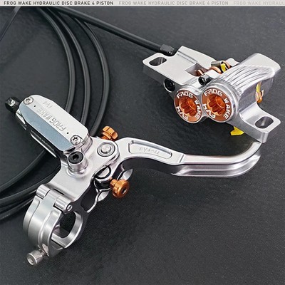 Frog Wake FV-4 MTB Hydraulic Disc Brake Kit   Four-Piston (front, rear, disks)