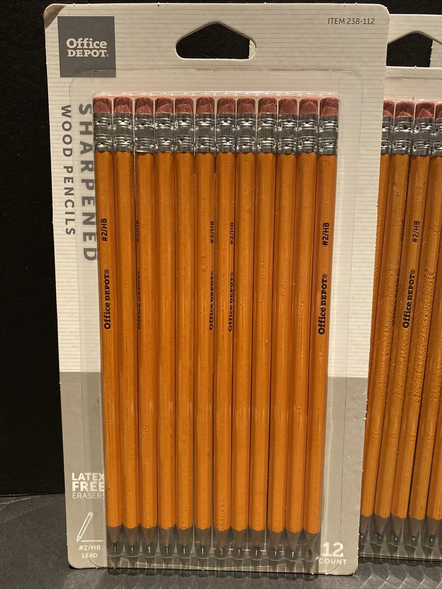 Presharpened Office Depot Brand #2 Wood Pencils With Latex Free