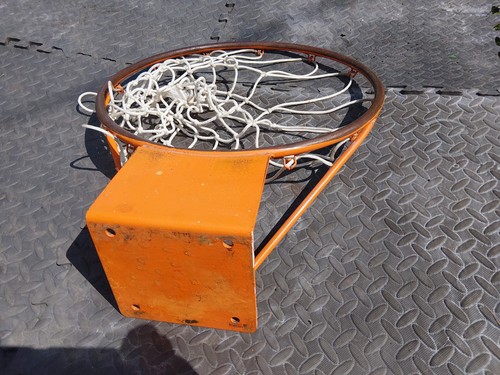 Vintage Medart Competition Basketball Rim Old School USA Hoop Basket Ball