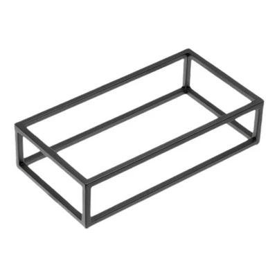 Stand Alzata Buffet Schwarz Aus Metall GN 1/3 32,5x17,6x8 Cm - Leone - Hotel - Bild 1 von 3