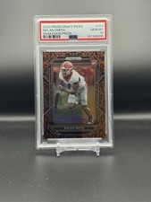 2023 Panini Prizm Draft Picks - Nolan Smith - #382 Snakeskin Prizm PSA 10 Eagles