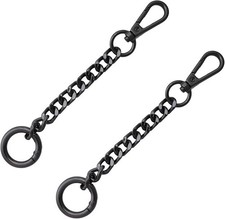 2 Pcs Bag Strap Extender 15 cm Metal Purse Strap Extender Chain for Shoulder ...