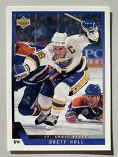 Brett Hull 1993-94 Upper Deck #160 St. Louis Blues NRMT FREE SHIPPING