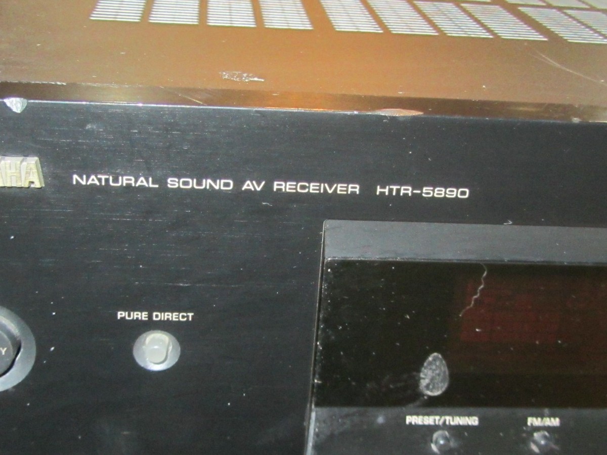 Yamaha HTR-5890 7.1-Channel Home Theater Receiver-For Parts or  display picture 1