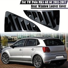 New Hot Pair Car Rear Window Shutter Cover Trim Window Louver Side Vent Trim