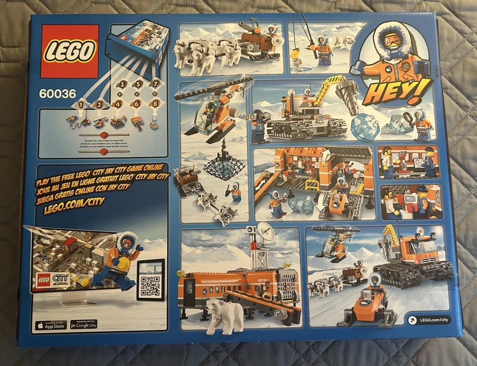 LEGO CITY Arctic Expedition 60036 Base Camp - Nuevo Set Retirado Envío Gratis Foto 2 de 2