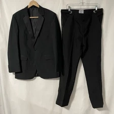Southeastern Performance Apparel Men's Tuxedo Jacket 40L Pants 34L x 33 Black