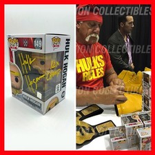HULK HOGAN TEARING SHIRT SIGNED #149 WWE Funko POP! Exclusive with COA & PICTURE