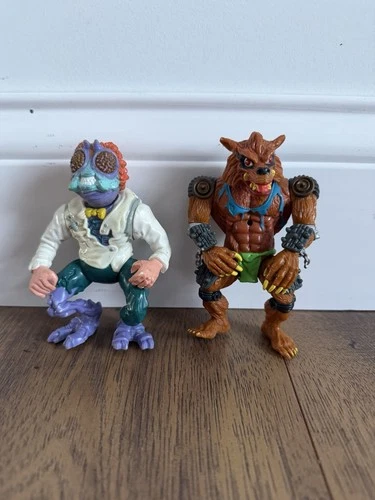 Vintage Lot of 2 TMNT Action Figures Teenage Mutant Ninja