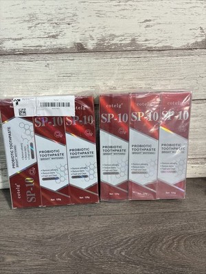 6X SP-6 Probiotic Toothpaste Sp-6 Toothpaste Whitening Quick White Toothpaste