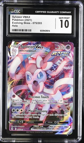 Sylveon VMAX graded CGC 10 for sale on eBay