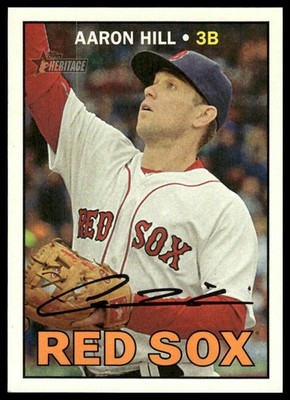 2016 Topps Heritage #521 Aaron Hill Boston Red Sox NM+