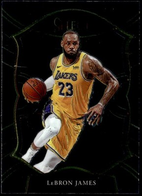 2020-21 Panini Select #23 LeBron James Blue E1