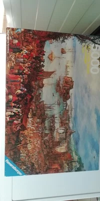 Großer Fischmarkt Brueghel Puzzle 5000 Teile  Ravensburger  - Bild 1 von 2