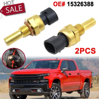 2Pcs Coolant Temperature Sensor For GM GMC TPI TBI LT1 LS1 LS2 4.8 5.3 6.0 5.7L