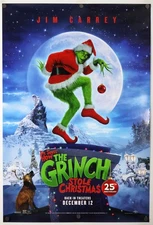 The Grinch - original DS movie poster D/S 27x40 2025 Rerelease Jim Carrey