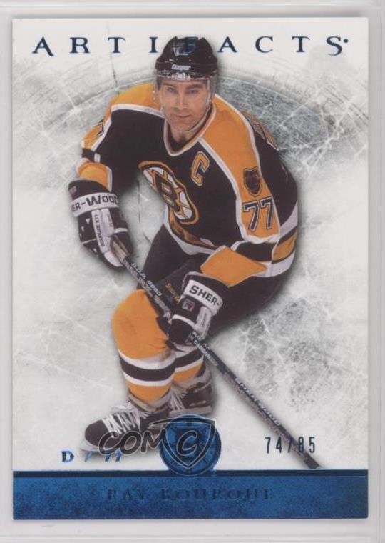 2012-13 Upper Deck Artifacts Blue 74/85 Ray Bourque #77 HOF 01qm