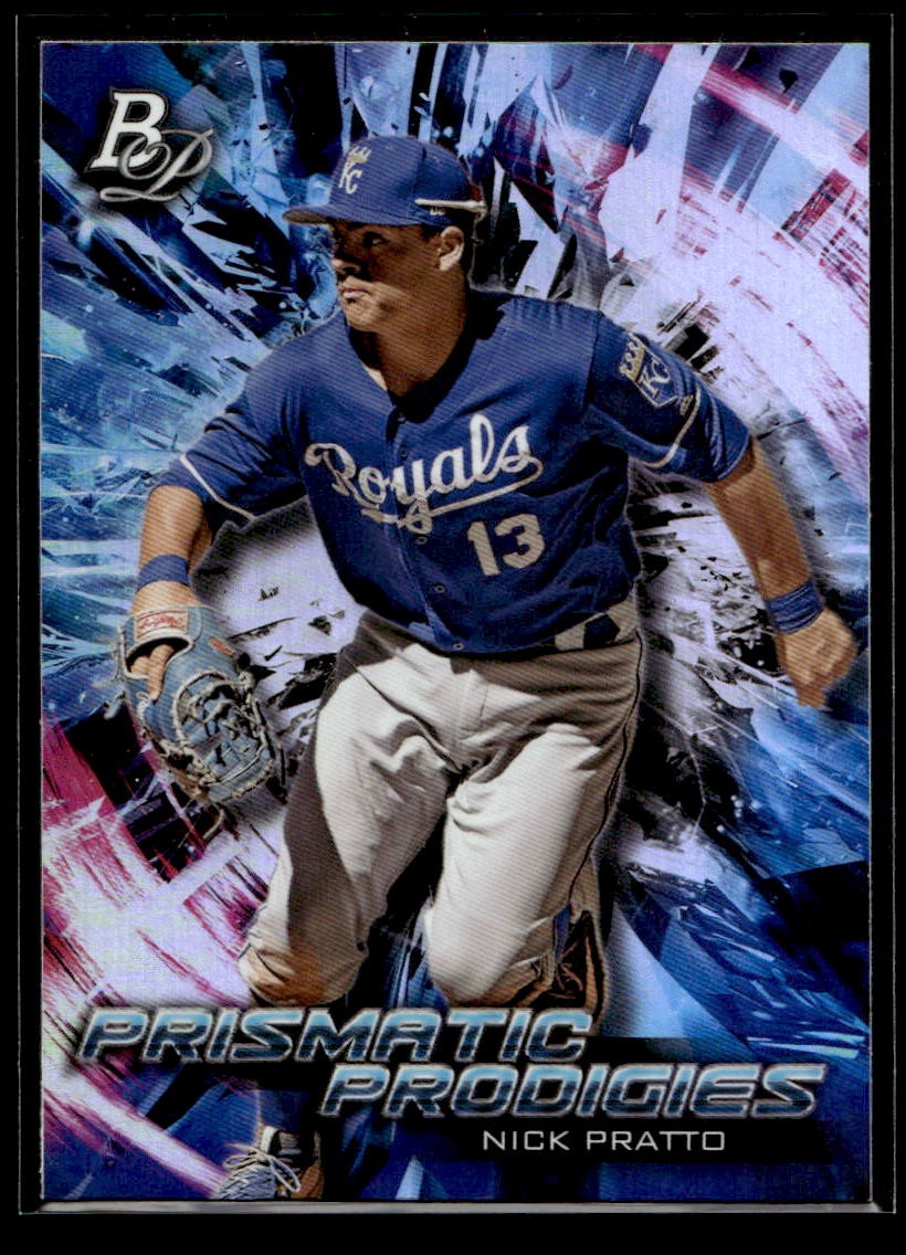 2018 Bowman Platinum #PPP-8 Nick Pratto Prismatic Prodigies