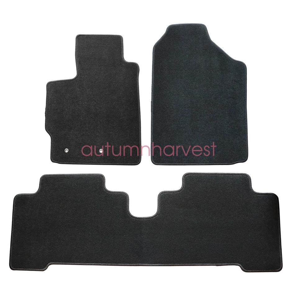 2007 2008 2009 2010 2011 2012 Fits Toyota Yaris Floor Mats Carpet Velour Black - image 4 of 4