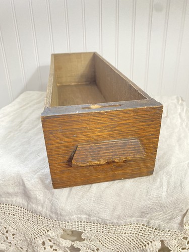 VINTAGE HOLZ HOLZ NÄHMASCHINE SCHUBLADE AUFBEWAHRUNG Perfekte Küche Display für - Bild 3 von 11