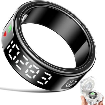 Fitness Ring, Smart Ring, Aktivitätstracker, Herzfrequenz, SpO2, Schlaf, , Bl...