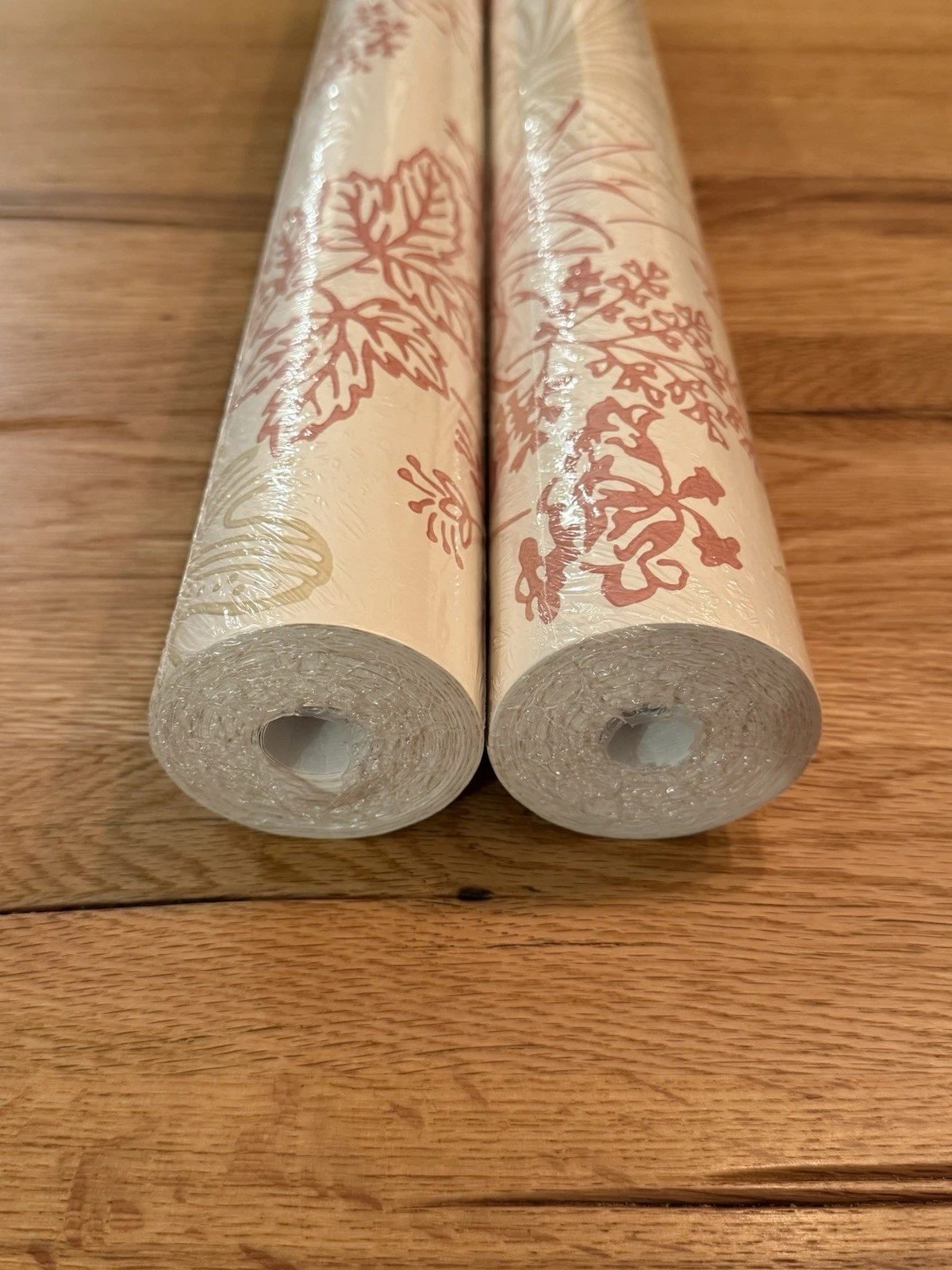 2 Rolls Little Greene Wallpaper Norcombe Jazz Red Beige 0271NRJAZZZ - Brand New 5