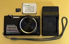 Samsung TL240 Black Digital Camera 14.2MP 7X Zoom With Extras 