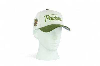 New Era Green Bay Packers NFL Retro Cord A Frame Cap / Beige / RRP £40