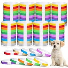 300 Count 18.5 Inch Puppy Collars Paper Dog Collars Whelping Collars Puppy ID...