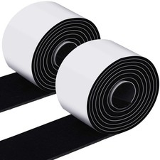 Adhesive Felt Tape Roll, Cuttable Furniture Protectors, Hardwood Safe, Black