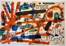 Joan Miró, Derrière le Miroir 151-152 (1965) Original Lithographs Maeght Éditeur