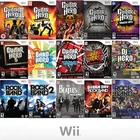 Nintendo Wii Guitar Hero & Rock Band Games Pick & Choose Disc Only or Complete