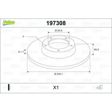 Disque de frein Renault MODUS