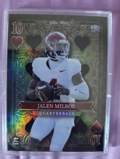 2024 Wild Card 5 Card Draw Jalen Milroe PRC 1/1